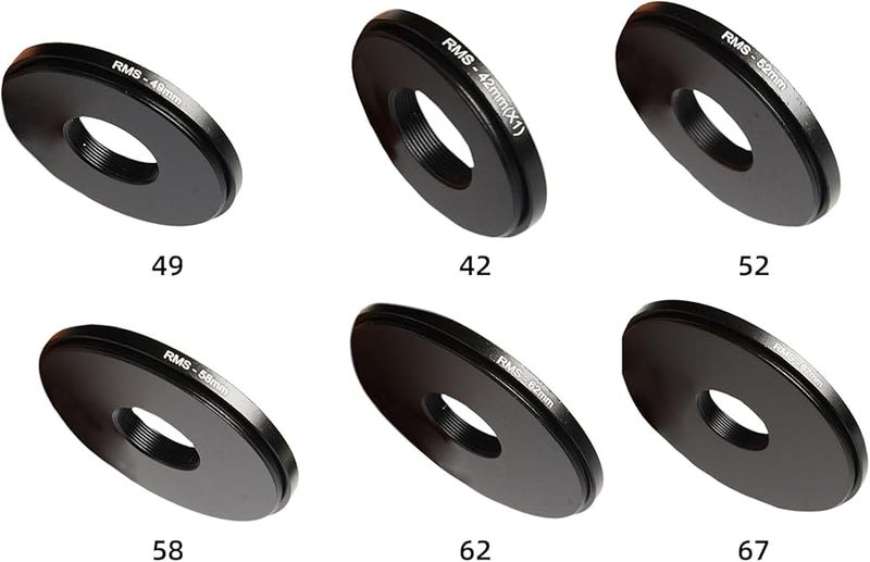 67mm Microscope Objective Lens Adapter Ring Thread Converter for Microscopic Photography M42 M49 M52 M58 M62 - Image 5